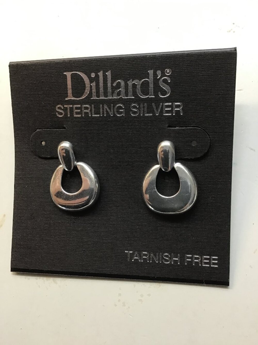 Dillards New Sterling Silver Small Hoop Earrings